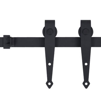Ophangset voor minischuifdeur 200 cm koolstofstaal 3