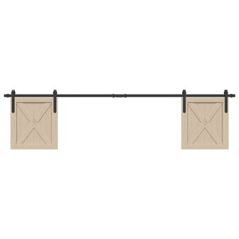 Ophangset voor schuifdeur 213 cm koolstofstaal 1