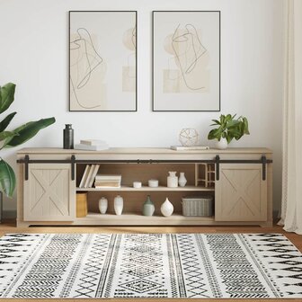 Ophangset voor schuifdeur 213 cm koolstofstaal 3