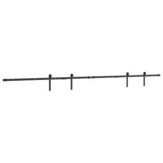 Ophangset voor schuifdeur 244 cm koolstofstaal 7
