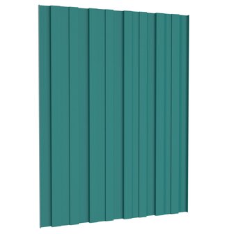 Dakpaneel 12 st Groen 60 x 45 cm Verzinkt staal 5