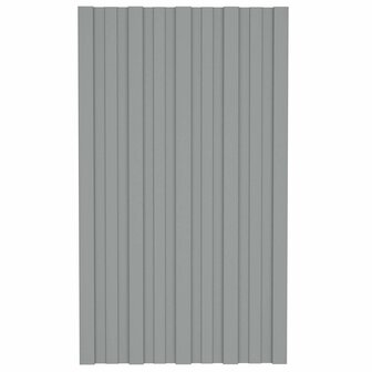 Dakpaneel 36 st Grijs 80 x 45 cm Verzinkt staal 3