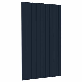 Dakpaneel 12 st Antraciet 80 x 45 cm Verzinkt staal 1