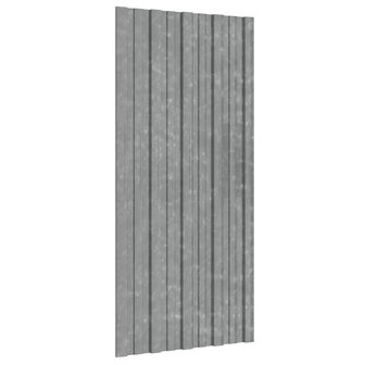 Dakpaneel 12 st zilver 100 x 45 cm Verzinkt staal 1