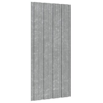 Dakpaneel 12 st zilver 100 x 45 cm Verzinkt staal 5