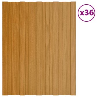 Dakpaneel 36 st Naturel 60 x 45 cm Verzinkt staal 2