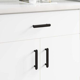 Kasthandgreep 12 st Zwart 121 x 16.6 x 28.3 mm IJzer 1