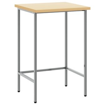 Hoektafel Grijs 55 x 55 x 85 cm Staal en Geg engineered Hout 2