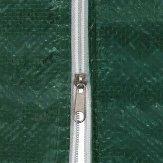 Partytent Zijwand 2 st 200 x 195 cm Groen PE en staal 4