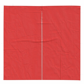 Partytent Zijwand 2 st 200 x 195 cm Rood PE en staal 3