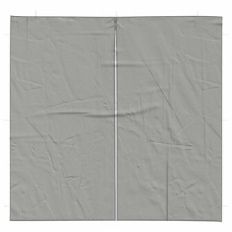 Partytent Zijwand 2 st 200 x 195 cm Lichtgrijs PE en staal 3