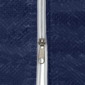 Partytent Zijwand 2 st 400 x 195 cm Blauw PE en staal 4