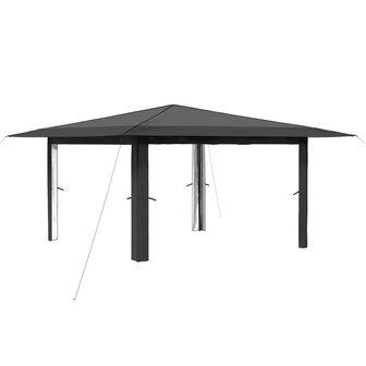 Paviljoen zonder Zijwand 4 x 4 m Lichtgrijs en antracietkleurig 2