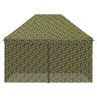 Tent met 4 Zijwanden 2,95 x 4,1 m Leger Camouflage 5