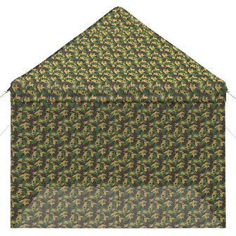 Tent met 4 Zijwanden 2,9 x 4,3 m Leger Camouflage 5