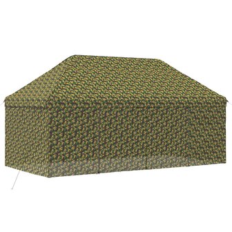 Tent met 4 Zijwanden 2,9 x 5,8 m Leger Camouflage 3