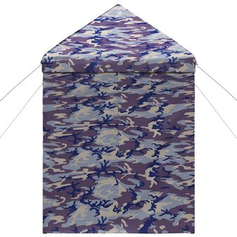 Pop-up Gazebo met 4 Zijwanden 2 x 2 m Blauw Camouflage 5