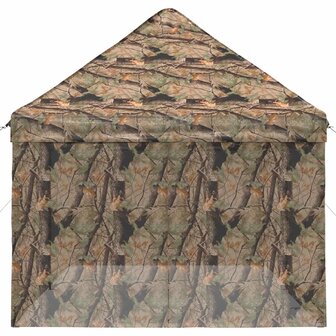 Pop-up Gazebo met 4 Zijwanden 3 x 6 m Bos Camouflage 5