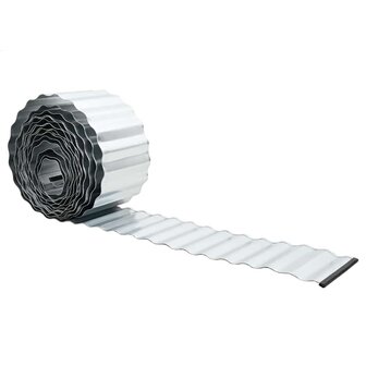 Grasrand 1000 x 15 x 0,03 cm Gegalvaniseerd staal zilver 2