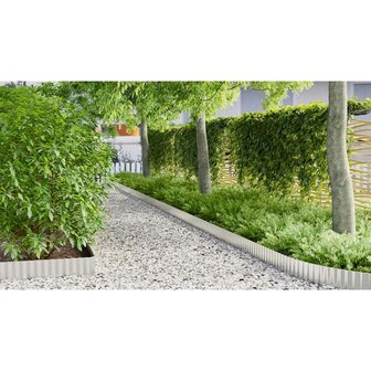 Grasrand 1000 x 20 x 0,03 cm Gegalvaniseerd staal zilver 4