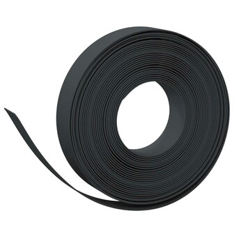Tuinkanten 25 m 10 cm PE Zwart 2