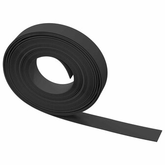 Tuinkanten 25 m 10 cm PE Zwart 3