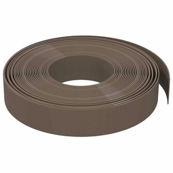 Tuinkanten 25 m 10 cm PE Bruin 4