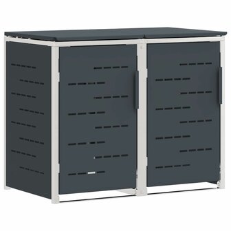 Containerombouw for 2 Bins 240L Roestvrij staal 2