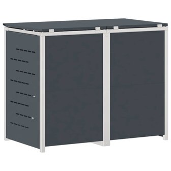 Containerombouw for 2 Bins 240L Roestvrij staal 9