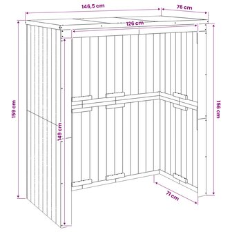 Containerombouw Ge&iuml;mpregneerd grenenhout 7