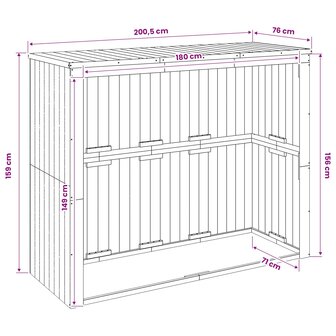 Containerombouw Ge&iuml;mpregneerd grenenhout 7