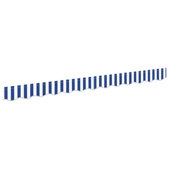 Luifeldoek volant Blauw en Wit 230 x 20 cm Polyester 2
