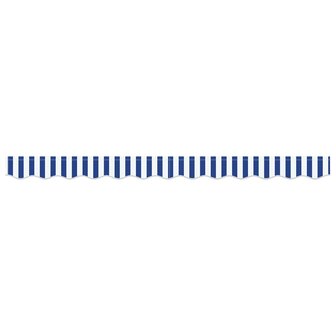 Luifeldoek volant Blauw en Wit 230 x 20 cm Polyester 4