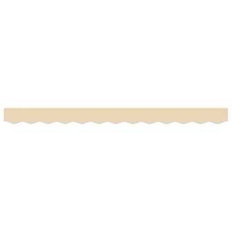 Luifeldoek volant Cr&egrave;me Streep 230 x 20 cm Polyester 3
