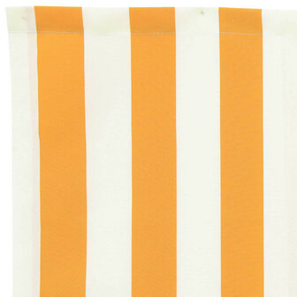 Luifeldoek volant Geel en Wit 230 x 20 cm Polyester 6