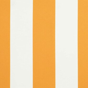 Luifeldoek volant Geel en Wit 230 x 20 cm Polyester 7