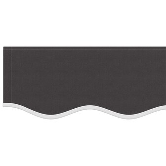Luifeldoek volant Anthraciet Streep 230 x 20 cm 5