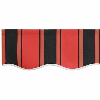 Luifeldoek volant Oranje en Zwart 330 x 20 cm 5