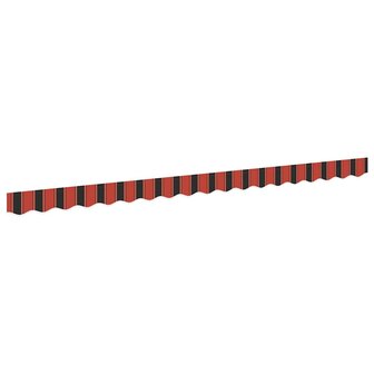 Luifeldoek volant Oranje en Zwart 380 x 20 cm 2
