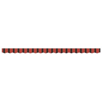 Luifeldoek volant Oranje en Zwart 380 x 20 cm 4