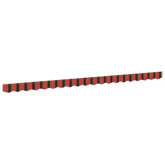 Luifeldoek volant Oranje en Zwart 430 x 20 cm 2
