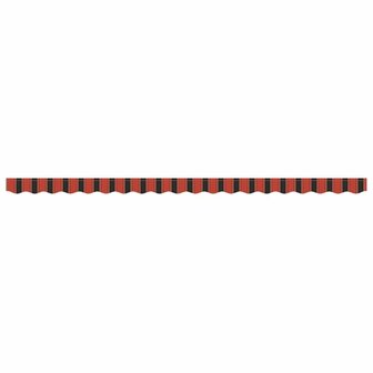 Luifeldoek volant Oranje en Zwart 430 x 20 cm 4