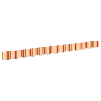 Luifeldoek volant Geel en Oranje 230 x 20 cm Polyester 2
