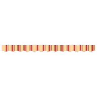 Luifeldoek volant Geel en Oranje 230 x 20 cm Polyester 4