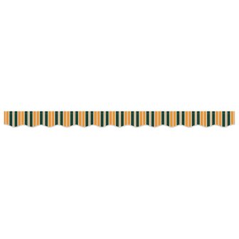 Luifeldoek volant Groen en Geel 280 x 20 cm Polyester 4