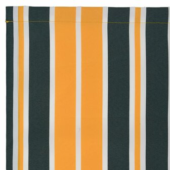 Luifeldoek volant Groen en Geel 480 x 20 cm Polyester 6