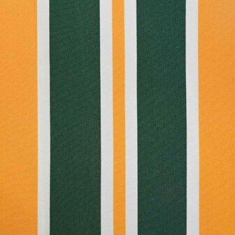 Luifeldoek volant Groen en Geel 480 x 20 cm Polyester 7