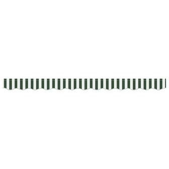 Luifeldoek volant Groen en Wit 280 x 20 cm Polyester 4