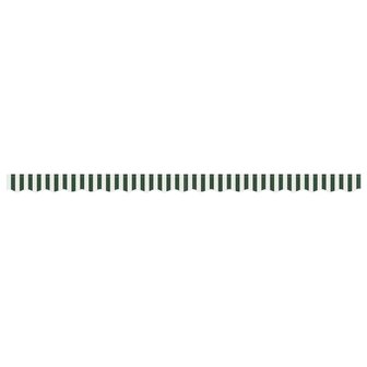 Luifeldoek volant Groen en Wit 380 x 20 cm Polyester 4