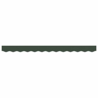 Luifeldoek volant Donkergroen 329 x 20 cm Polyester 3